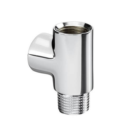 Тройник Oventrop - 1/2"НР x 1/2"ВР (белый)