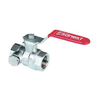Кран шаровой SANEXT SM - 2" (ВР/ВР, PN25, Tmax 130°С, ручка-рычаг красная)