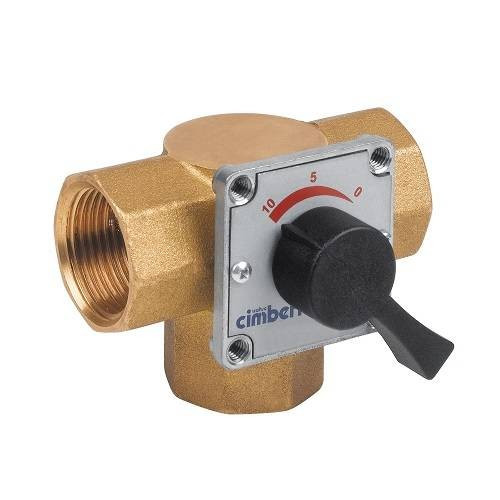 Клапан смесительный трехходовый Cimberio CIM 683 - 1"1/4 (ВР, PN16, Tmax 95°C)
