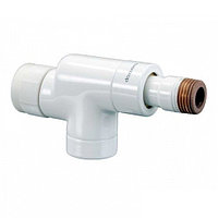 Вентиль термостатический осевой Oventrop E - 1/2" (ВР/НР, PN10, Tmax 120°C, цвет белый)