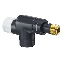 Вентиль термостатический осевой Oventrop E - 1/2" (ВР/НР, PN10, Tmax 120°C, цвет антрацит)