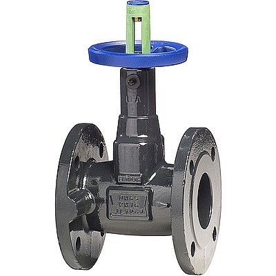 Клапан запорный KSB BOA-Compact EKB - Ду125 (ф/ф, PN16, 120°С, чугун с электростатическим покрытием)
