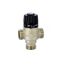 Клапан термостатический смесительный STOUT - 3/4" НР (30-65°С,kvs 2,3 м3/ч, центральное смешивание)