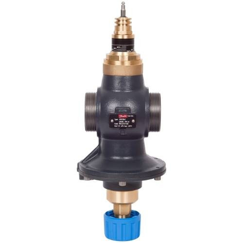 Клапан балансировочно-регулирующий Danfoss - AQT 2"1/2" (НР/НР, PN16, Tmax 120°С, c измер.ниппелями)