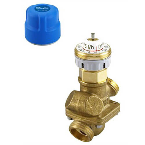 Клапан балансировочно-регулирующий Danfoss - AQT 1"1/2" (НР/НР, PN16, Tmax 120°С, без ниппелей)