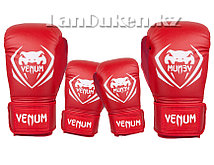 Детские перчатки для бокса Venum красные OZ-4