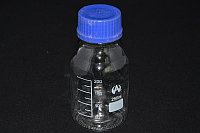 Бутыль для химреактивов с пластмассовой завинчивающейся крышкой, с дел. (250 мл)