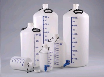 Бутыль для хранения со шкалой, V-10 л, d бут-206 мм, d горл-50 мм