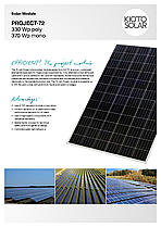 Солнечная панель Kioto 370 Wp mono (PROJECT-72)