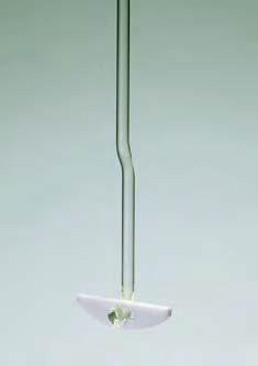 Лопасть фторопластовая съемная для стеклянной перемешивающей насадки, ширина 52 мм (Quickfit)