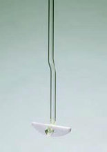 Лопасть фторопластовая съемная для стеклянной перемешивающей насадки, ширина 76 мм (Quickfit)