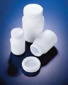 Бутыль фторопластовая, V-50 мл, непрозрачная, винт.крышка (PTFE) (Azlon)