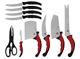 Набор кухонных ножей "Contour Pro Knives"+ ПОДАРОК, фото 2