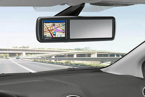 Зеркало заднего вида с GPS-навигатором и громкой связью - фото 2 - id-p4760281