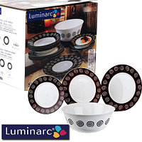 Сервиз столовый Luminarc Sirocco Brown G4135 [19, 46 предметов] (19 предметов)