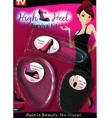 Набор для ношения обуви на высоких каблуках High Heel Survival Kit [6 предметов] - фото 1 - id-p4761264