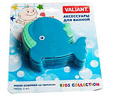Набор мини-ковриков для ванной комнаты Valiant [6 шт.] (Рыбка), фото 3
