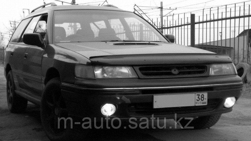 Мухобойка (дефлектор капота) на Subaru Legacy/Субару Легаси 1994-1998 - фото 1 - id-p4762924