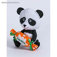 Набор для изготовления игрушки из фетра "Панда", 11,5 см