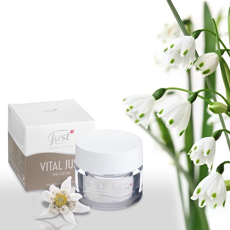 Анти-возрастной увлажняющий дневной крем Vital Just (Оригинал - Швейцария)
