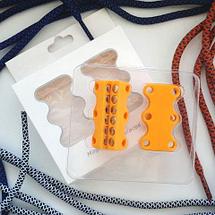 Умные магниты для шнурков Magnetic Shoelaces (Черный / Для детей), фото 3