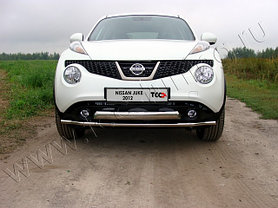ОБВЕС защитно-декоративный из нержавеющей стали NISSAN JUKE 2012 4WD TURBO, фото 2