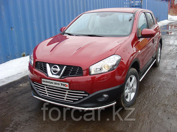 ОБВЕС защитно-декоративный из нержавеющей стали NISSAN QASHQAI 2010 - 2013, фото 2