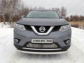 ОБВЕС защитно-декоративный из нержавеющей стали NISSAN X-TRAIL 2014 - , фото 2