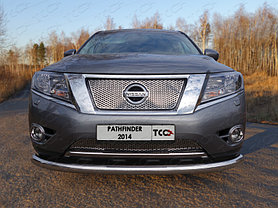 ОБВЕС защитно-декоративный из нержавеющей стали NISSAN PATHFINDER c 2014 - , фото 2