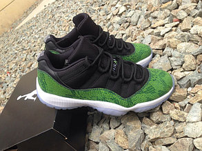 Nike Air Jordan 11 Generation баскетбольные кроссовки черно-зеленые, фото 2