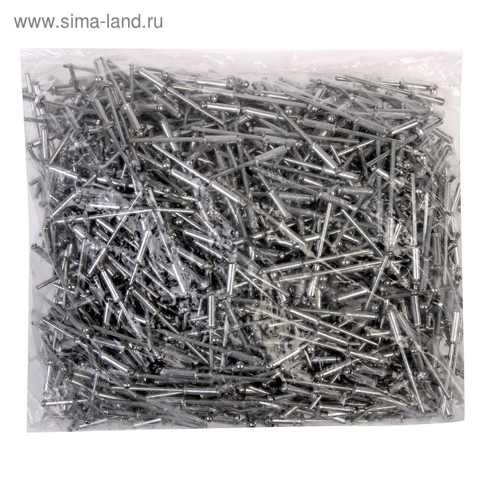 Заклёпки вытяжные TUNDRA krep, алюминий-сталь, 3.2 х 12 мм, в пакете 1000 шт.