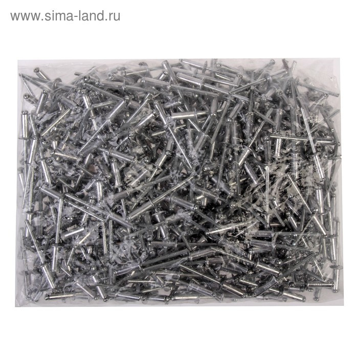 Заклёпки вытяжные TUNDRA krep, алюминий-сталь, 4 х 12 мм, в пакете 500 шт.