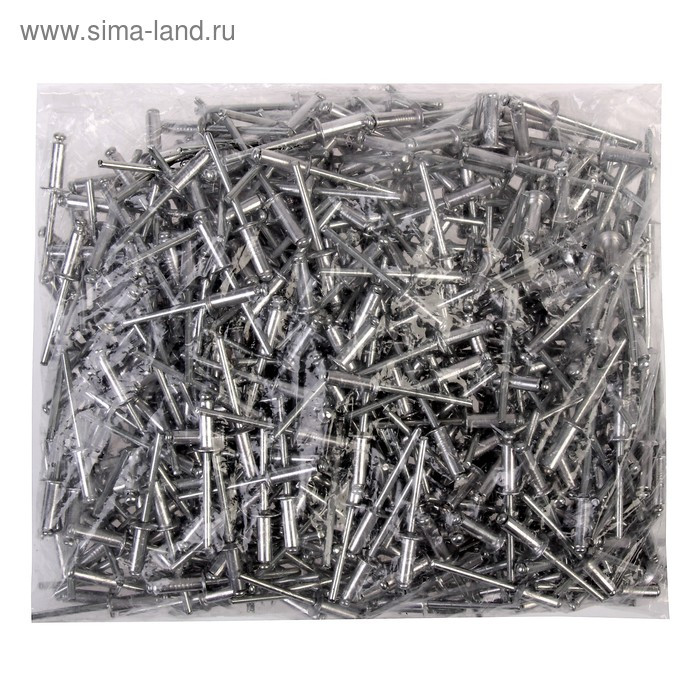 Заклёпки вытяжные TUNDRA krep, алюминий-сталь, 4 х 14 мм, в пакете 500 шт.