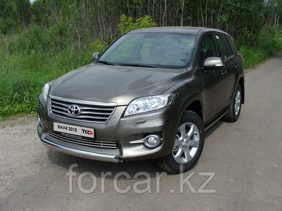 ОБВЕС защитно-декоративный из нержавеющей стали TOYOTA RAV4 2010-2012, фото 2