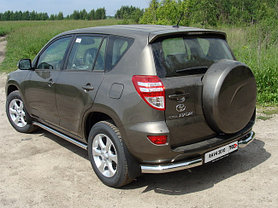 ОБВЕС защитно-декоративный из нержавеющей стали TOYOTA RAV4 2010-2012, фото 3