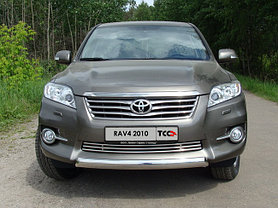 ОБВЕС защитно-декоративный из нержавеющей стали TOYOTA RAV4 2010-2012, фото 2