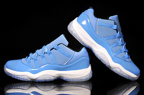  Nike Air Jordan 11 low Concord баскетбольные кроссовки голубые, фото 2