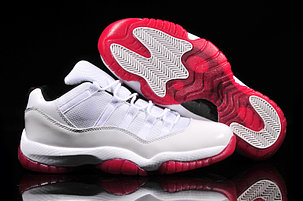  Nike Air Jordan 11 low Concord баскетбольные кроссовки белые, фото 2