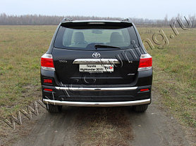 ОБВЕС защитно-декоративный из нержавеющей стали TOYOTA HIGHLANDER 2010-2013, фото 3