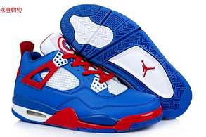 Баскетбольные кроссовки Nike Air Jordan 4 Kaptain America , фото 2