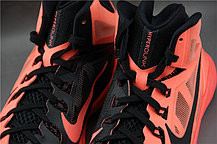 Баскетбольные кроссовки Nike Lunar Hyperdunk 14 ( XIV ) черно-оранжевые, фото 2