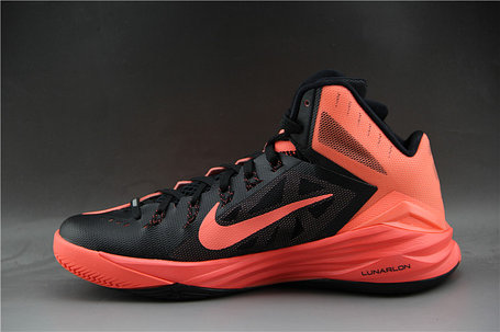 Баскетбольные кроссовки Nike Lunar Hyperdunk 14 ( XIV ) черно-оранжевые, фото 2