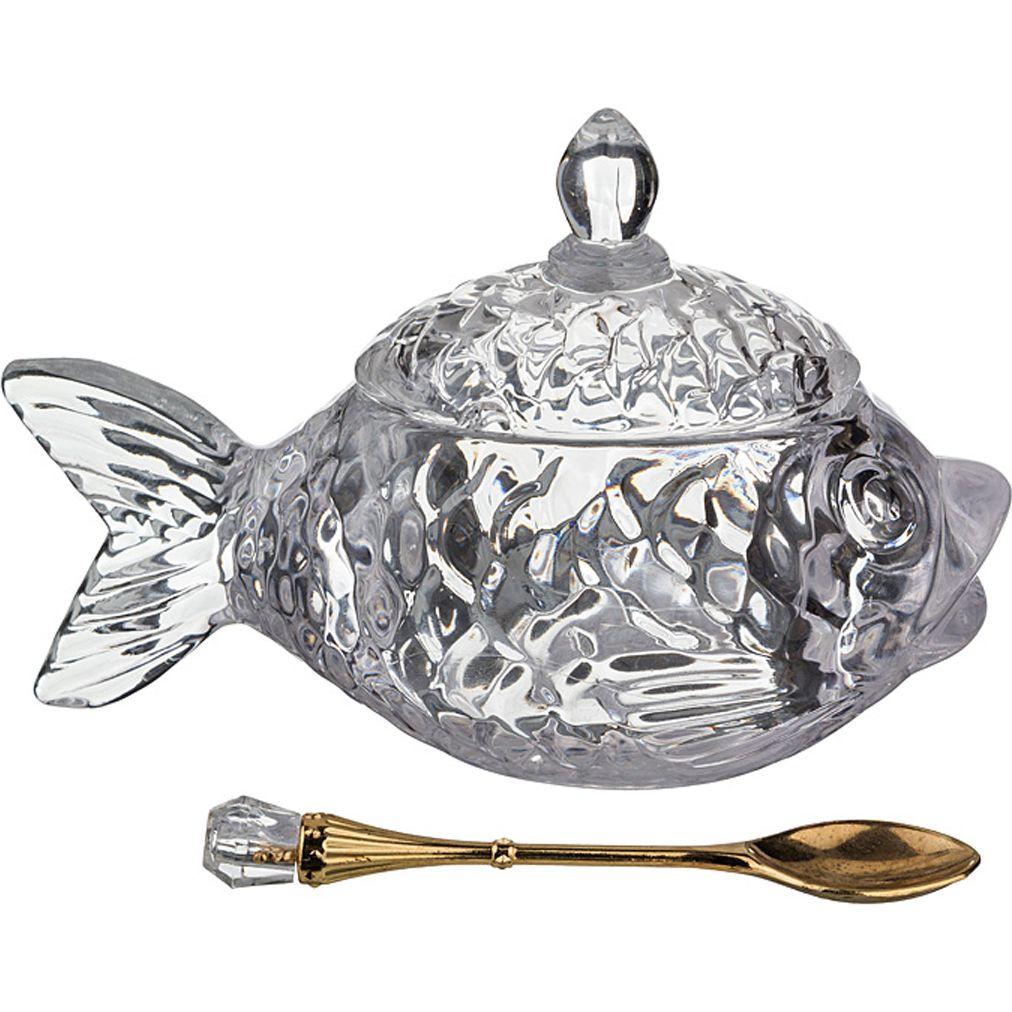 Икорница с ложкой Muza