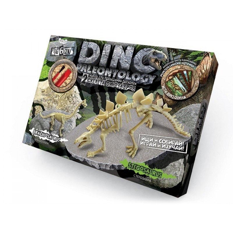 Набор для проведения раскопок "Dino Paleontology: Скелеты Стегозавра и Брахиозавра"
