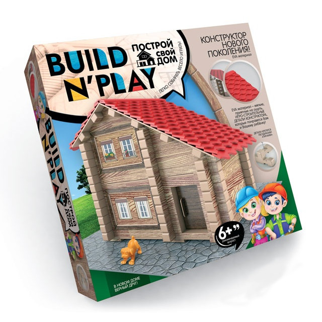 Конструктор из изолона "Build'n'Play: Коттедж"