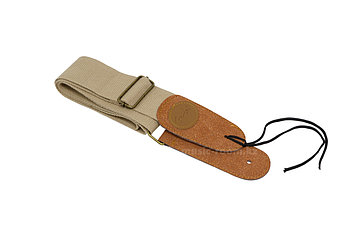 Ремень для гитары бежевый