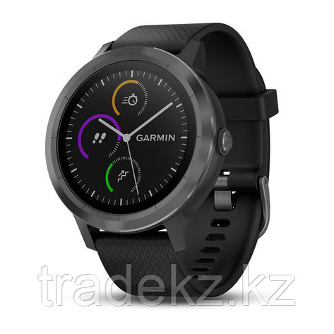 Спортивные часы Garmin vívoactive 3, черные с черным ремешком (010-01769-12), фото 2