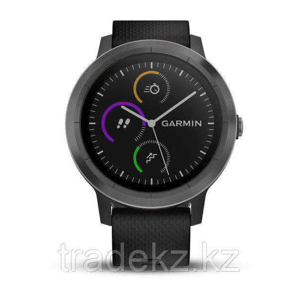 Спортивные часы Garmin vívoactive 3, черные с черным ремешком (010-01769-12) - фото 4 - id-p44001853