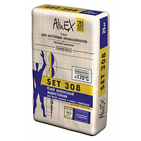 Клей AlinEX SET 308 цементный, жаростойкий, 25 кг