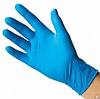 Медицинские перчатки стерильные неопудренные нитриловые голубые